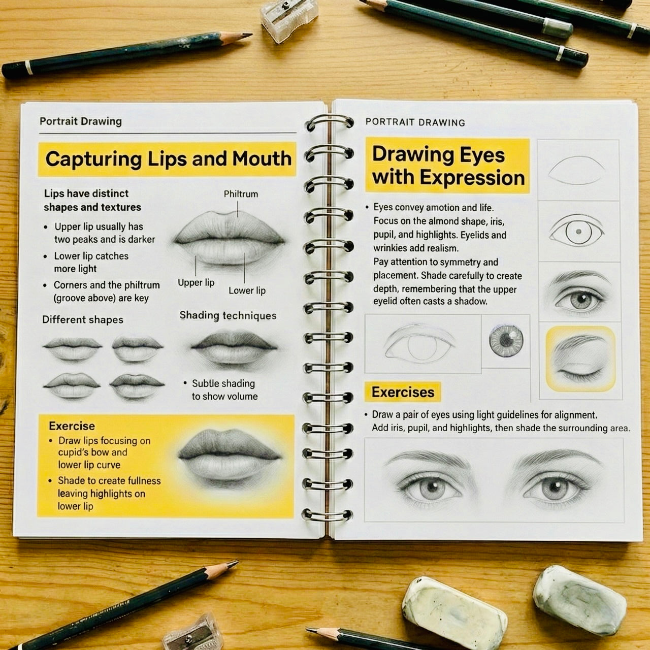 100+ Free Pencil Drawing Techniques