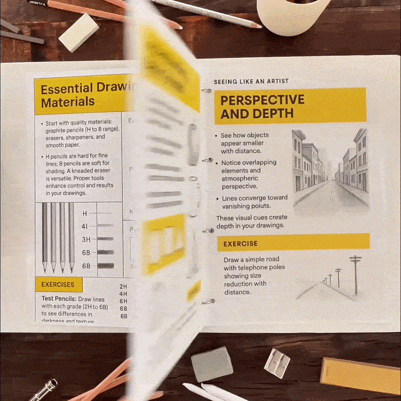 100+ FREE Pencil Drawing Techniques